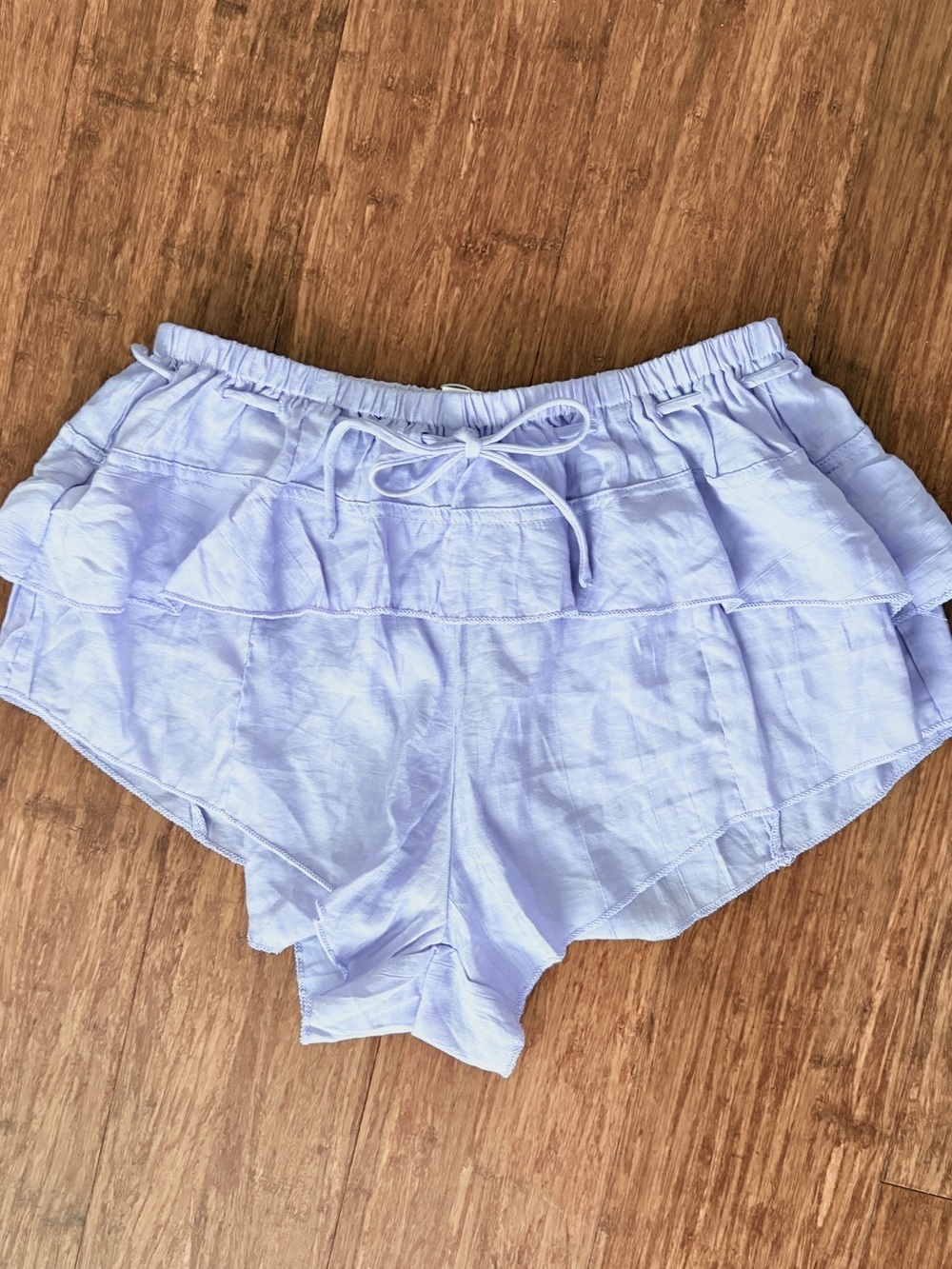 Aralina NWT Loungewear Shorts Swim Cover Shorts Lavender Ruffles Nighty Shorts M - Picture 6 of 11